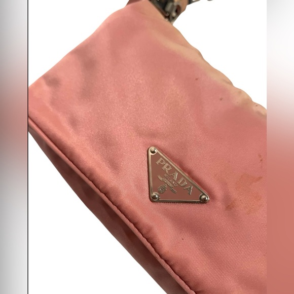 VTG PRADA early 2000’s tessuto pink nylon shoulder bag - Picture 4 of 11